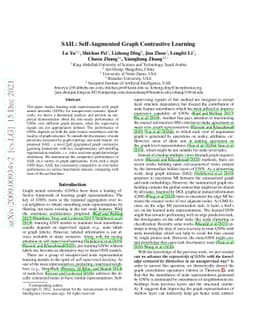 SAIL: Self-Augmented Graph Contrastive Learning