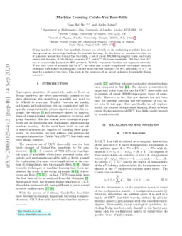 Machine Learning Calabi-Yau Four-folds