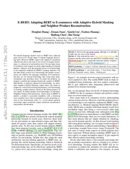 E-BERT: A Phrase and Product Knowledge Enhanced Language Model for
  E-commerce