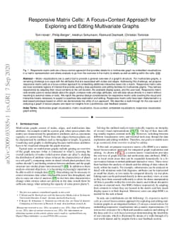 Responsive Matrix Cells: A Focus+Context Approach for Exploring and
  Editing Multivariate Graphs