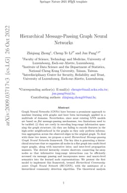 Hierarchical Message-Passing Graph Neural Networks