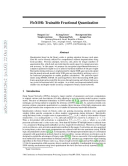 FleXOR: Trainable Fractional Quantization