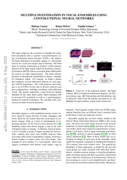 Multiple F0 Estimation in Vocal Ensembles using Convolutional Neural
  Networks