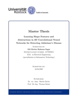 Learning Shape Features and Abstractions in 3D Convolutional Neural
  Networks for Detecting Alzheimer's Disease