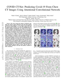 COVID CT-Net: Predicting Covid-19 From Chest CT Images Using Attentional
  Convolutional Network