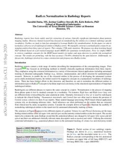 RadLex Normalization in Radiology Reports