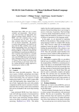 MLMLM: Link Prediction with Mean Likelihood Masked Language Model