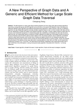 A New Perspective of Graph Data and A Generic and Efficient Method for
  Large Scale Graph Data Traversal