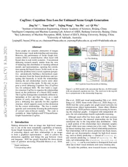 CogTree: Cognition Tree Loss for Unbiased Scene Graph Generation