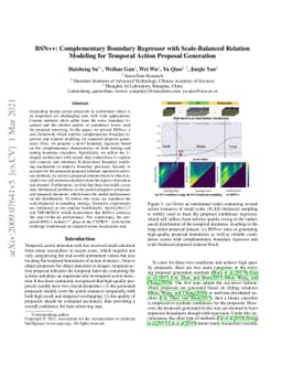 BSN++: Complementary Boundary Regressor with Scale-Balanced Relation
  Modeling for Temporal Action Proposal Generation