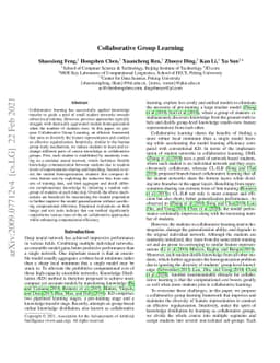 Collaborative Group Learning
