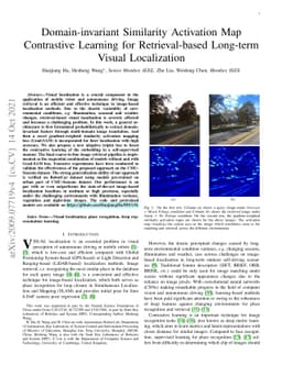 Domain-invariant Similarity Activation Map Contrastive Learning for
  Retrieval-based Long-term Visual Localization