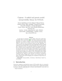 Captum: A unified and generic model interpretability library for PyTorch
