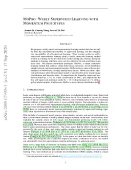 MoPro: Webly Supervised Learning with Momentum Prototypes