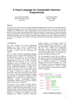 A Visual Language for Composable Inductive Programming