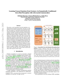 Learning Unseen Emotions from Gestures via Semantically-Conditioned
  Zero-Shot Perception with Adversarial Autoencoders