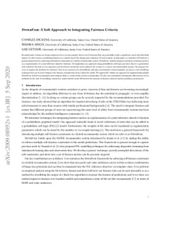 HyperFair: A Soft Approach to Integrating Fairness Criteria
