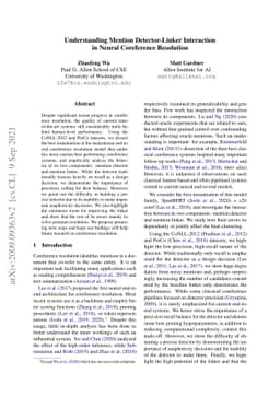 Understanding Mention Detector-Linker Interaction in Neural Coreference
  Resolution