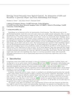 Deriving Visual Semantics from Spatial Context: An Adaptation of LSA and
  Word2Vec to generate Object and Scene Embeddings from Images