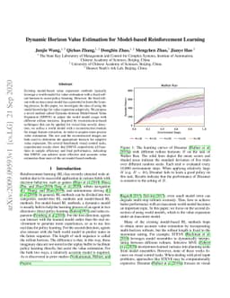 Dynamic Horizon Value Estimation for Model-based Reinforcement Learning