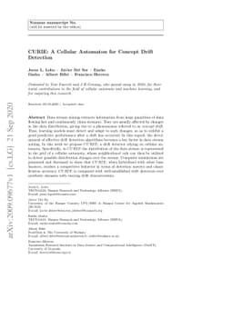 CURIE: A Cellular Automaton for Concept Drift Detection