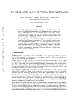 Revisiting Design Choices in Proximal Policy Optimization