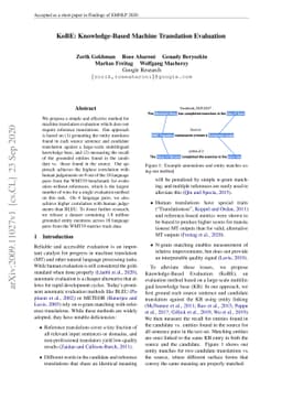 KoBE: Knowledge-Based Machine Translation Evaluation