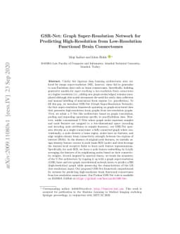 GSR-Net: Graph Super-Resolution Network for Predicting High-Resolution
  from Low-Resolution Functional Brain Connectomes