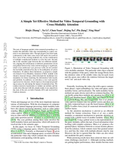 A Simple Yet Effective Method for Video Temporal Grounding with
  Cross-Modality Attention
