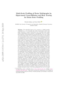 Multi-Scale Profiling of Brain Multigraphs by Eigen-based
  Cross-Diffusion and Heat Tracing for Brain State Profiling