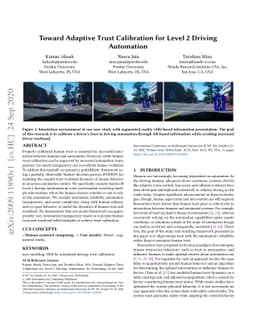 Toward Adaptive Trust Calibration for Level 2 Driving Automation