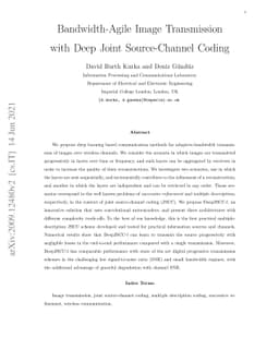 Bandwidth-Agile Image Transmission with Deep Joint Source-Channel Coding