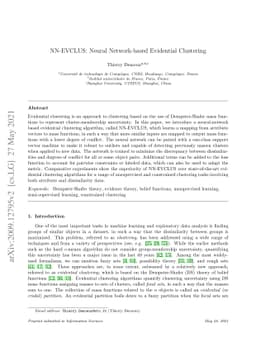 NN-EVCLUS: Neural Network-based Evidential Clustering