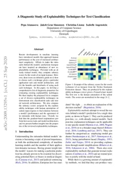A Diagnostic Study of Explainability Techniques for Text Classification