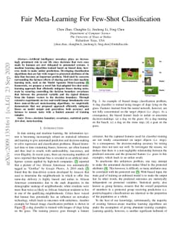 Fair Meta-Learning For Few-Shot Classification