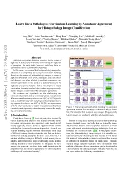 Learn like a Pathologist: Curriculum Learning by Annotator Agreement for
  Histopathology Image Classification