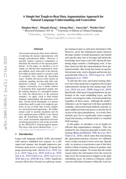 A Simple but Tough-to-Beat Data Augmentation Approach for Natural
  Language Understanding and Generation