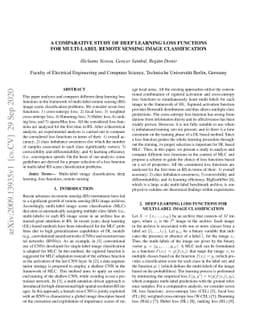 A Comparative Study of Deep Learning Loss Functions for Multi-Label
  Remote Sensing Image Classification