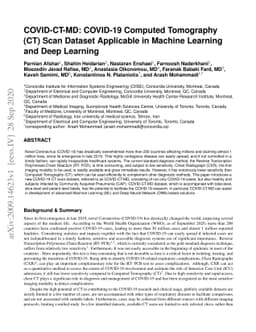 COVID-CT-MD: COVID-19 Computed Tomography (CT) Scan Dataset Applicable
  in Machine Learning and Deep Learning
