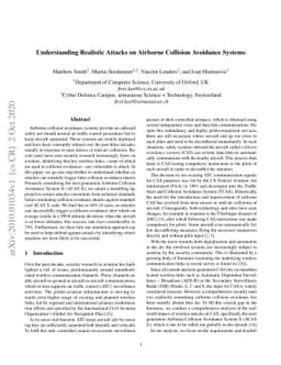 Understanding Realistic Attacks on Airborne Collision Avoidance Systems