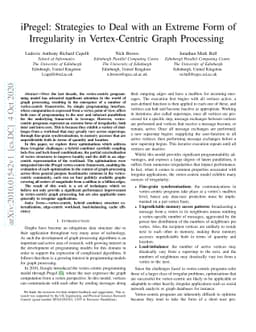iPregel: Strategies to Deal with an Extreme Form of Irregularity in
  Vertex-Centric Graph Processing