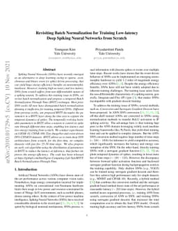 Revisiting Batch Normalization for Training Low-latency Deep Spiking
  Neural Networks from Scratch