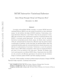 MCMC-Interactive Variational Inference