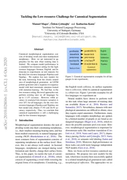 Tackling the Low-resource Challenge for Canonical Segmentation