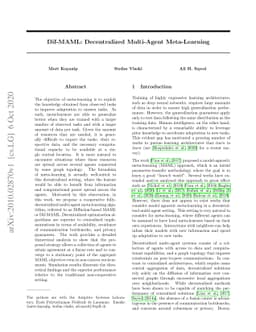 Dif-MAML: Decentralized Multi-Agent Meta-Learning