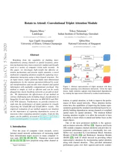 Rotate to Attend: Convolutional Triplet Attention Module