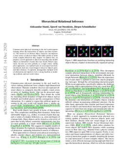 Hierarchical Relational Inference