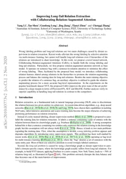 Improving Long-Tail Relation Extraction with Collaborating
  Relation-Augmented Attention