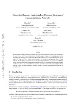 Dissecting Hessian: Understanding Common Structure of Hessian in Neural
  Networks