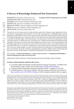 A Survey of Knowledge-Enhanced Text Generation